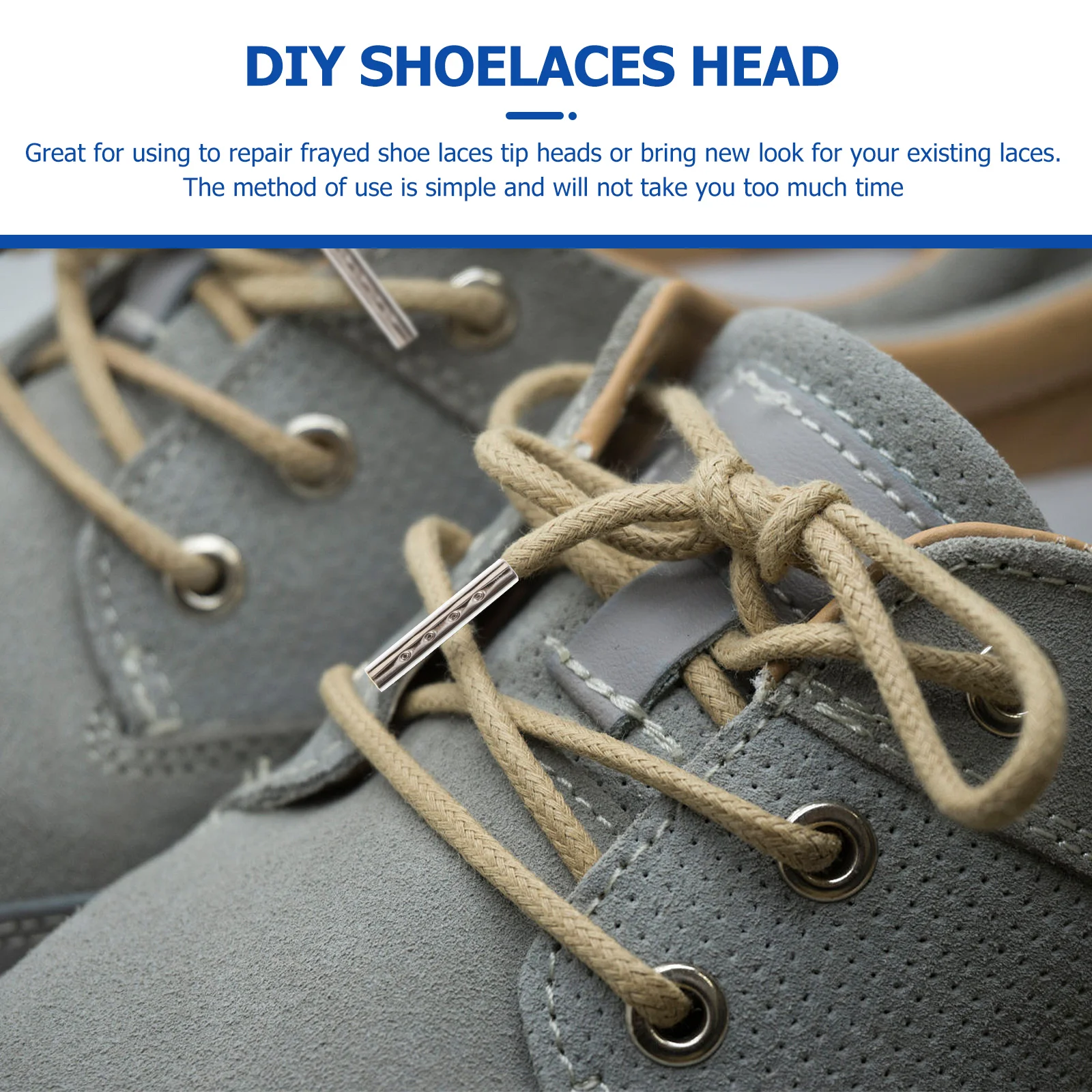 80 Pcs Black Shoelaces Black Metal Aglets Repair Shoe Lace Tips Shoe Lace Tip Head Replacement Shoelace Tips Aglets