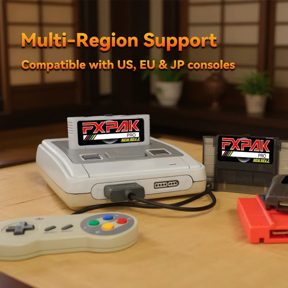 Фото FXPAK Pro Rev.Z версия для SD2 Game 5000 в 1 для картриджей SNES SA1 RPG, поддержка RPG для 16-битных игровых консолей SFC JP/EU/US №1