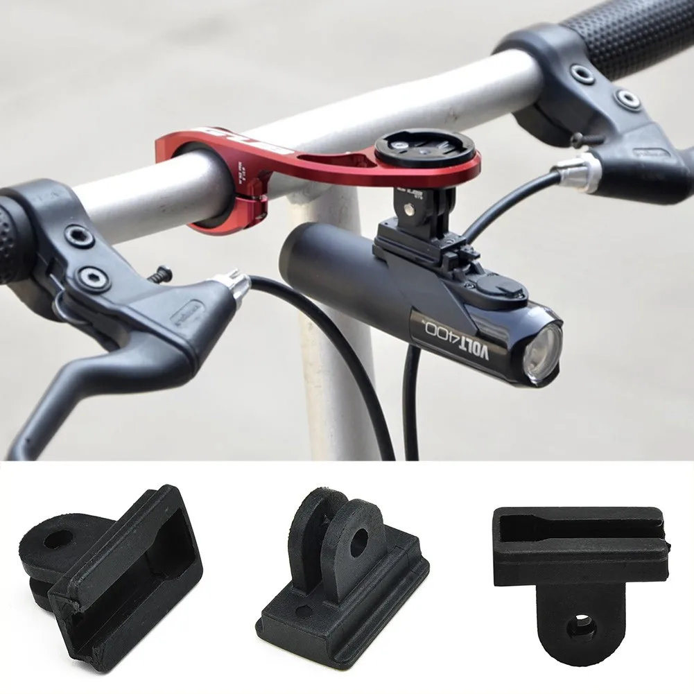 

1X Bicycle Front Light Mount Adapter Plastic Black Bike Light Holder Adapter Bracket For CATEYE HL-EL135 VOLT100 Plastic Black