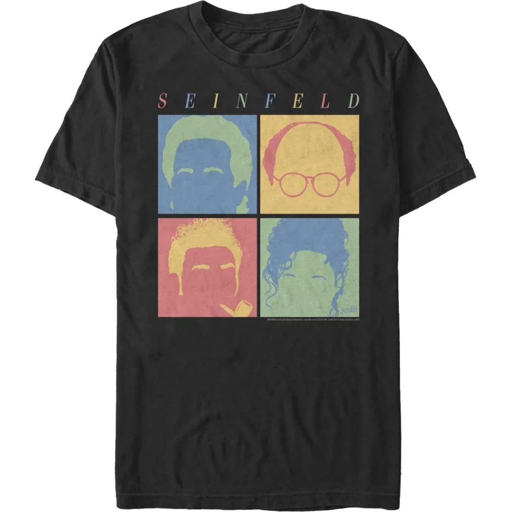 Футболка Seinfeld в стиле поп-арт