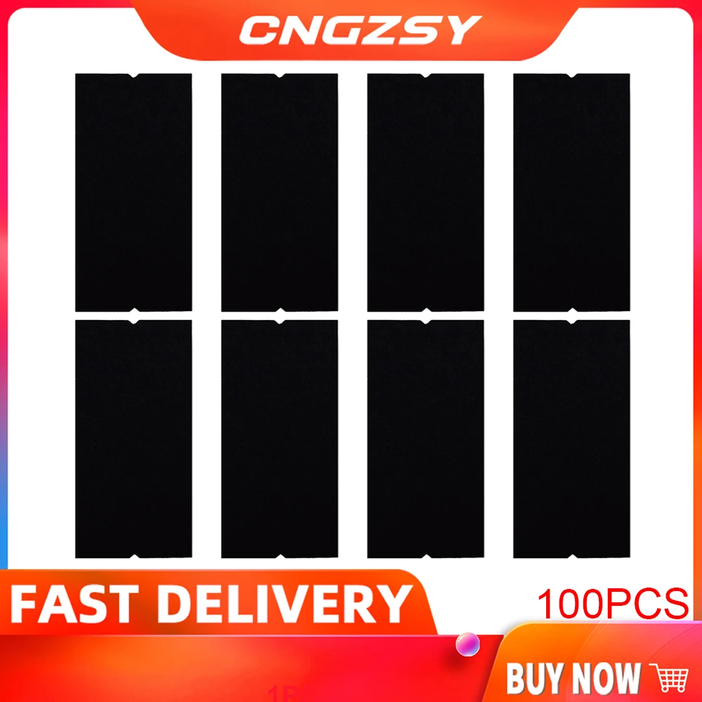 

100pcs Vinyl Car Wrap Scraper Window Tint Wrapping Tools Carbon Fiber Squeegee Felt Fabric Cloth A08