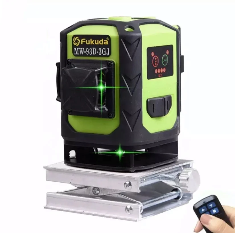 

Automatic high quality Fukuda 3D Green Self-Leveling 360 degree Horizontal&Vertical 3d 12 lines laser level