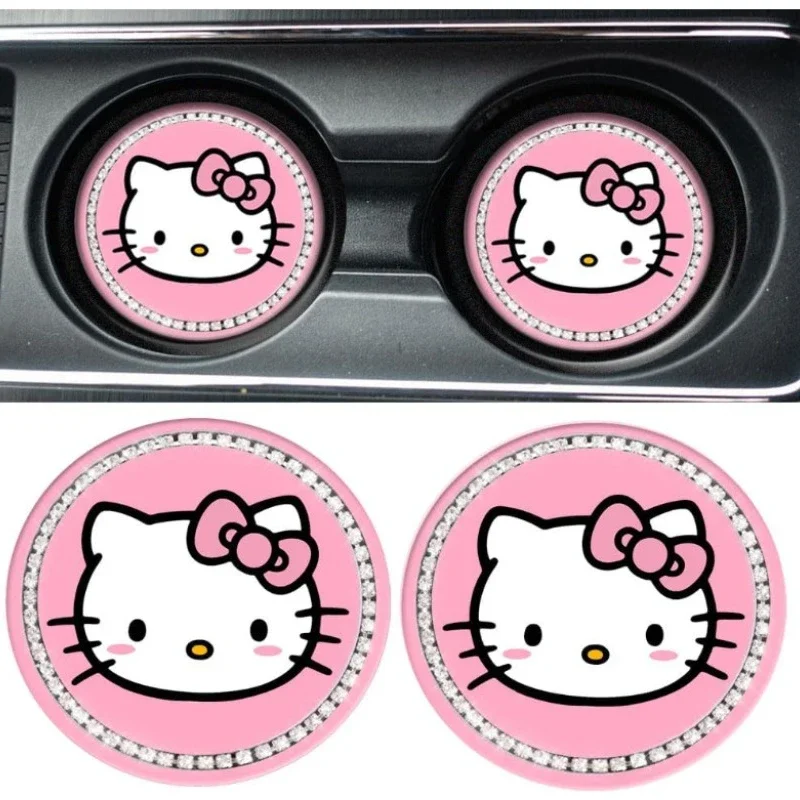 

2 шт. Sanrio Hello Kitty подставки для автомобильных чашек