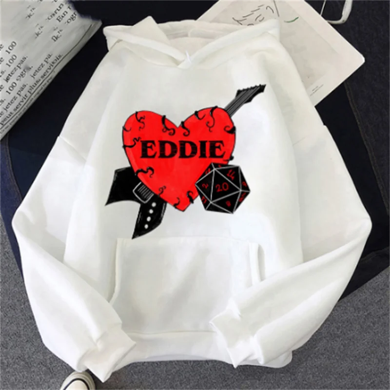 

Eddie Munson Hoodies Eddie Munson Classic Hoodie 2022 Women Spring/Autumn Sweatshirt Vintage Harajuku Style Sudaderas