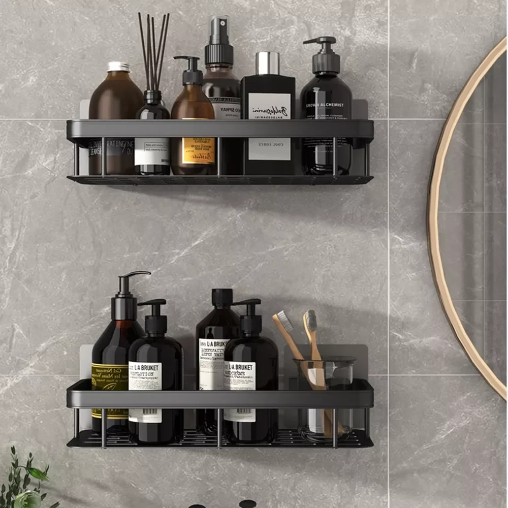 

2023 Bathroom Shelves No-drill Corner Shelf Shower Storage Rack Holder Toilet Organizer Bathroom Accessories storage holder