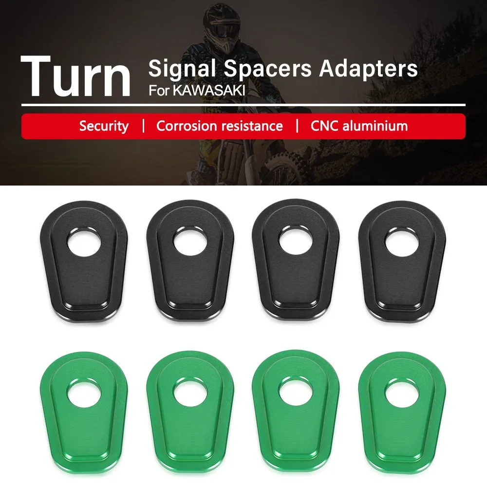 

4PCS/SET Motorcycle Refit Turn Signals Indicator Adapter Spacers FOR KAWASAKI Z250 Z300 Z650 Z750 Z800 Z900 Z900RS Z1000 Z H2
