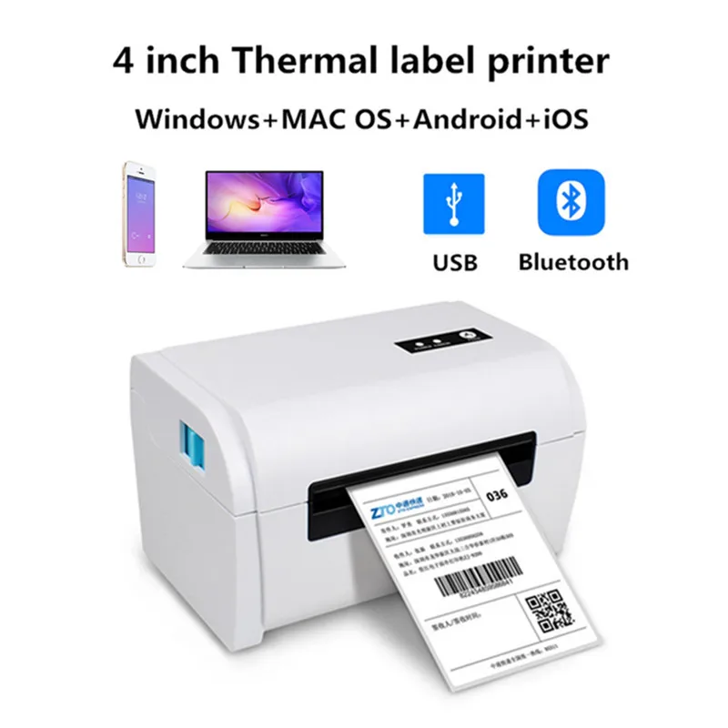 Этикетка для доставки 4-дюймовый Экспресс-наклейка на штрих-код Waybill 100*100/150 мм USB