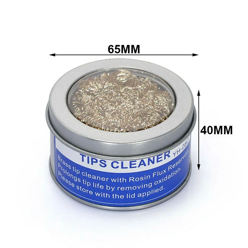 2-тип припой сварочный паяльник очиститель жала шарик из латунной проволоки с