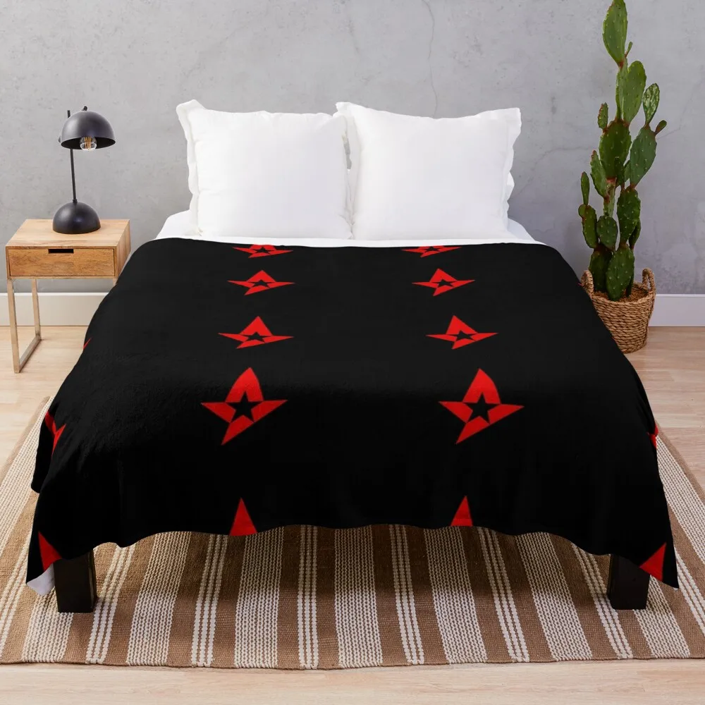 

Fashion Bedding Set Pom Blanket Fur Blanket Astralis Sports Fps Team Mask-Counter Strike Global Offensive Throw Blankets