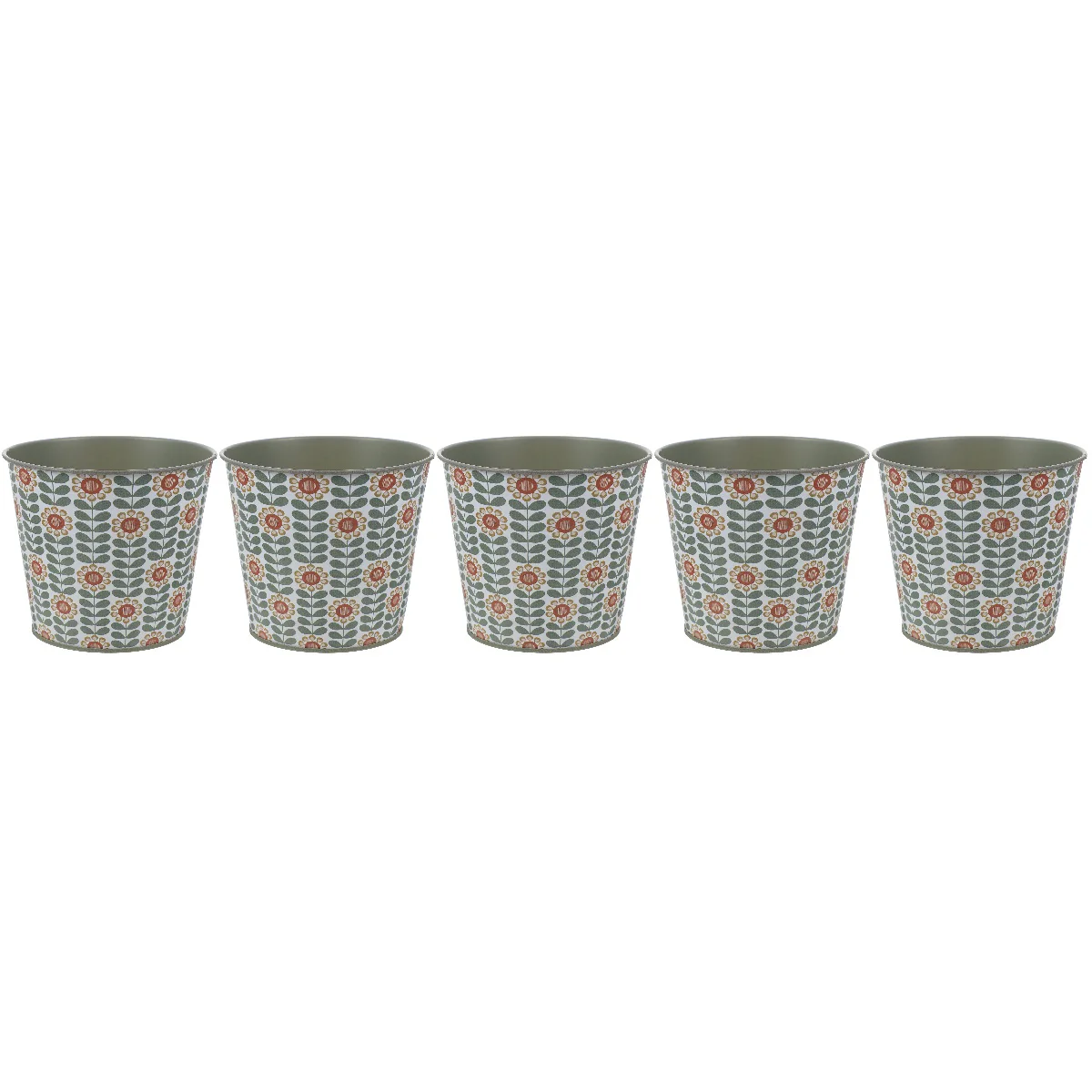 

5x Planter Bucket Desktop Desktop Planting Flower Pot Creative Flower Pot Pot Basket For Artificial Flower