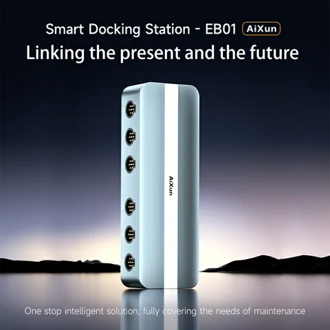 Умная док-станция AIXUN EB01, двухканальный, двухканальный вход, порт «шесть в два концентратора» для ремонта телефонов и док-станции для микропайки