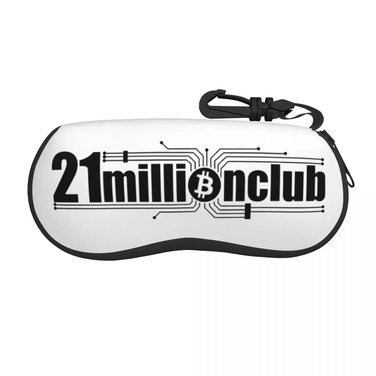 

21 Million Club BITCOIN Glasses Case Hot Sale Eyeglasses Case Humor Graphic Wallet