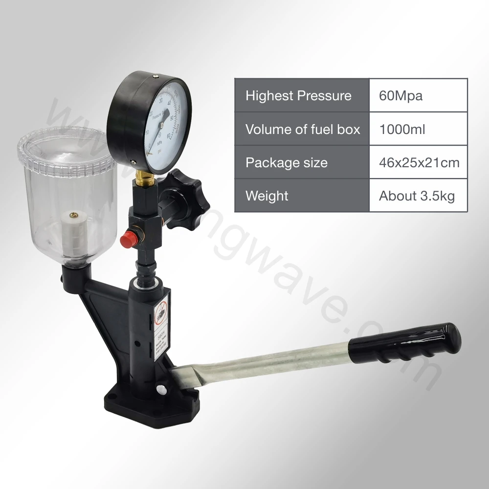 Сопло 60 МПа калибратор топливного инжектора давления Тестеры топлива Двойной