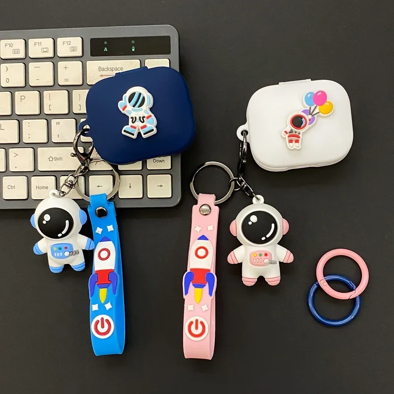 Силиконовый чехол для наушников Astronaut QCY Melobuds ANC / HT05