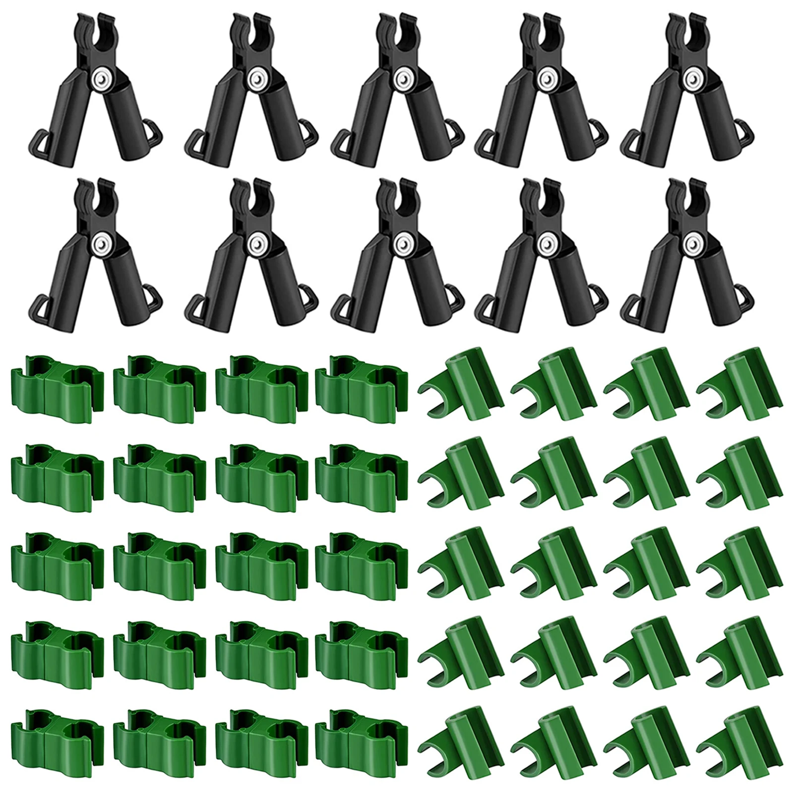 

Garden Clips 50PCS Plant Trellis Connector Clip Adjustable Garden Stake Connector A-Type Connecting Joint Buckle Clip 3 Style