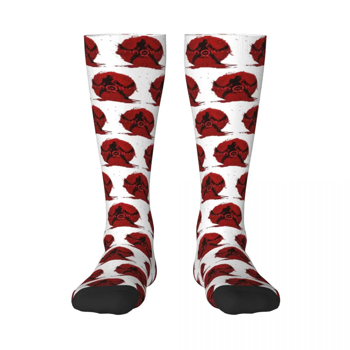 

Vintage Kratos Silhouette 3 Adult Stockings Good breathability INS style Elastic Stockings Sarcastic