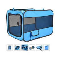 Multifunction Foldable Pet Cage Cat Big Middle-sized Dog Portable Outing Car Pet Cage and Bed Outside House Pet Carrier