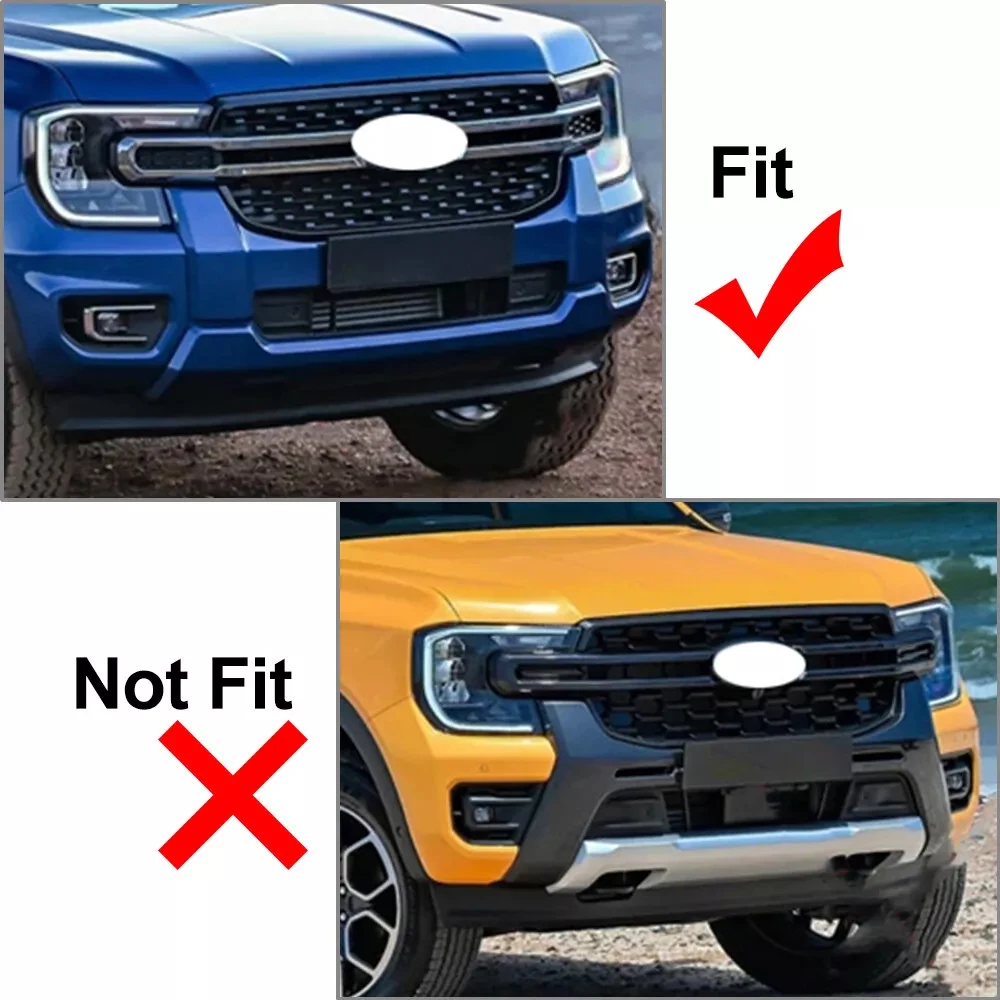 Фото Автомобильные светодиодные дневные ходовые огни DRL для Ford Ranger XTL Sport 2022 2023, желтый указатель поворота, дневные фонари №4
