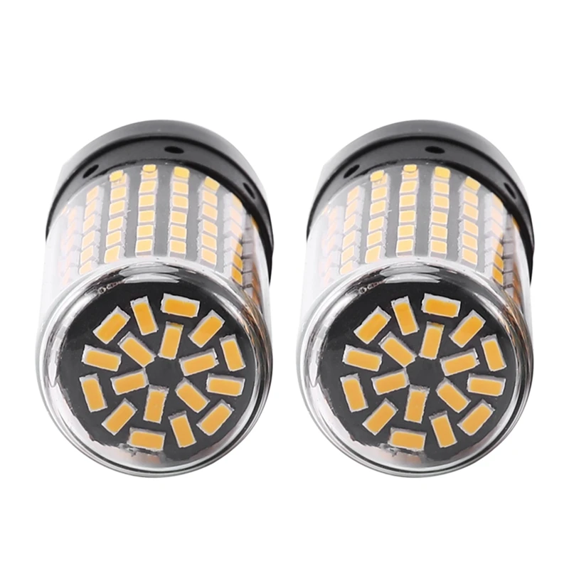 Супер-яркие лампы Canbus T20 7440 W21W Wy21w 144-Smd для задних фреймов сигнал поворота черный