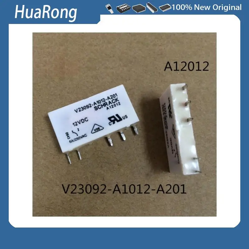Новый 2 шт./лот V23092-A1012-A201 12 В постоянного тока 6 А 250 переменного 5-контактный