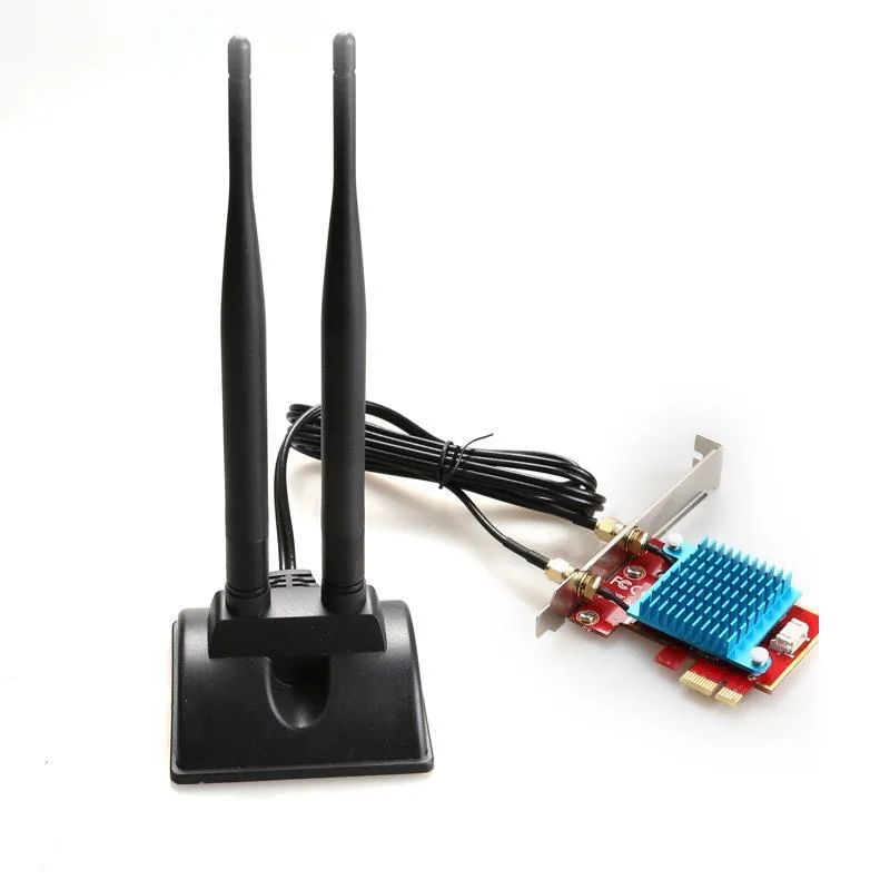 Двухдиапазонная 2 4G 5 8G WIFI антенна с магнитной основой всенаправленная RP SMA Male