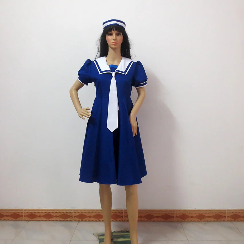 

Clannad Ushio Okazaki Cosplay Costume Halloween Christmas Uniform Custom Made Any Size