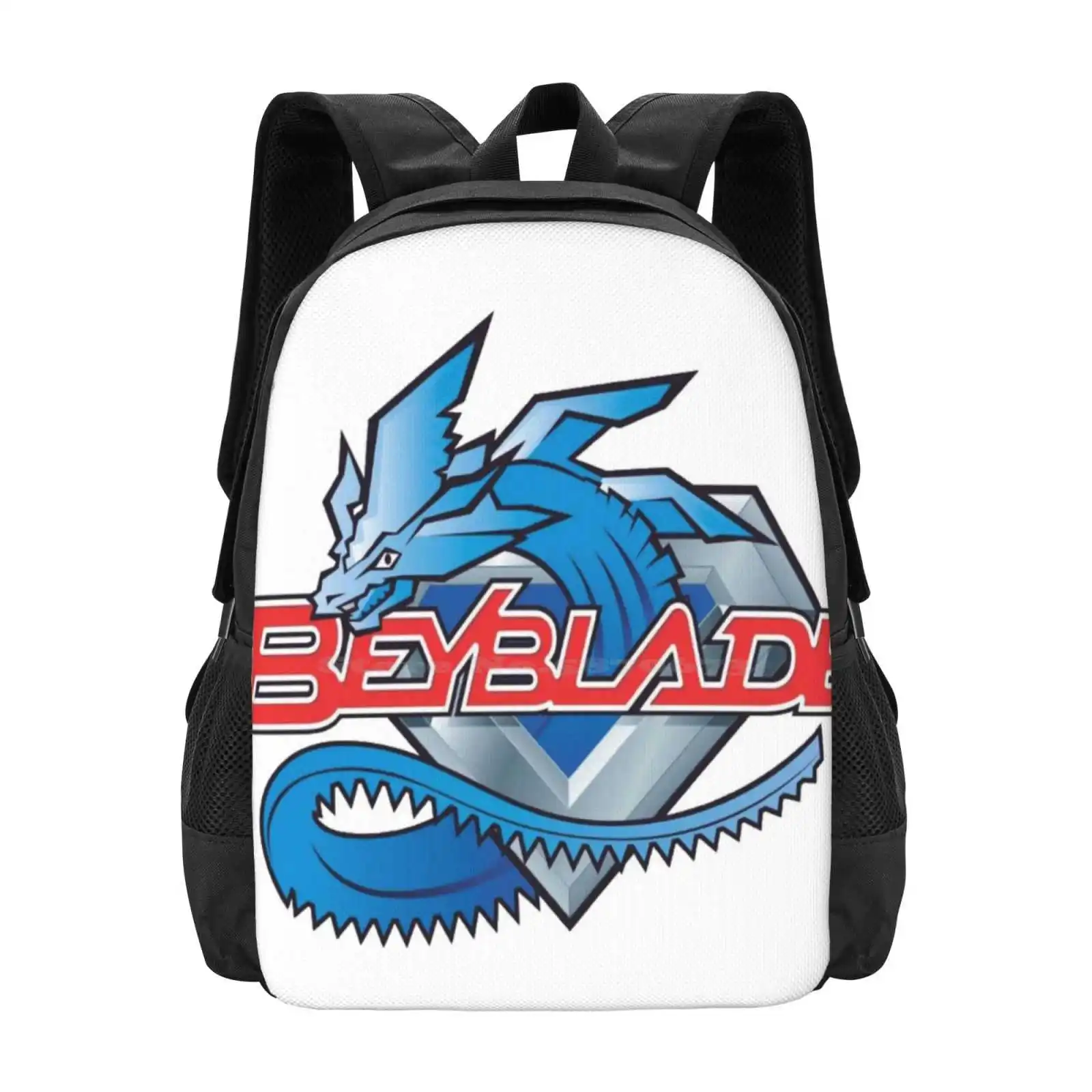 Beyblade New Arrivals Unisex Bags Student Bag Backpack Beyblade Show Ty Games Gaming Digimon Anime Cartoon Manga Sports Dragoon