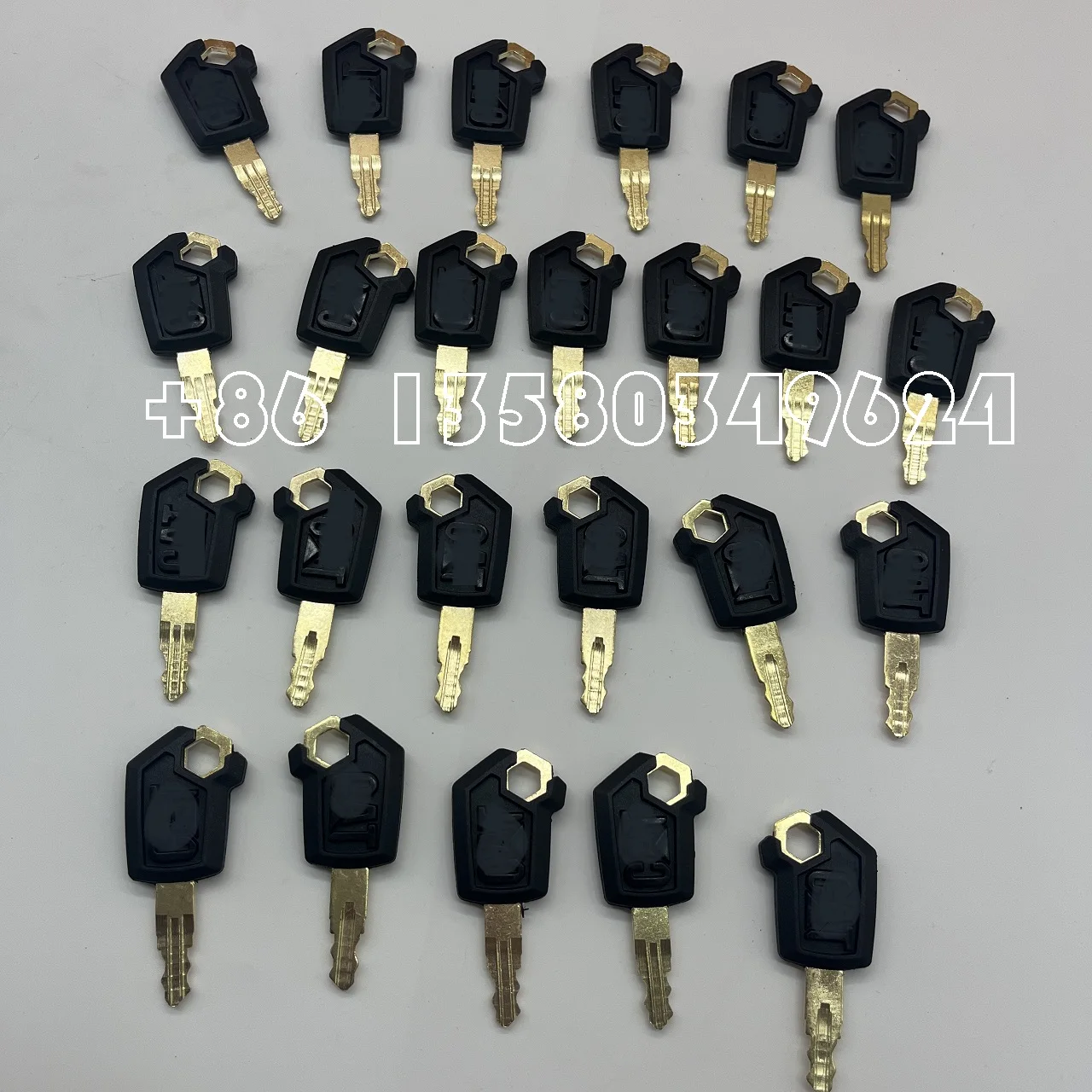 

20 Pcs Copper Key For Cater-pillar Heavy Equipment Ignition Loader Dozer Digger Key 5P8500 CAT Free Shipping