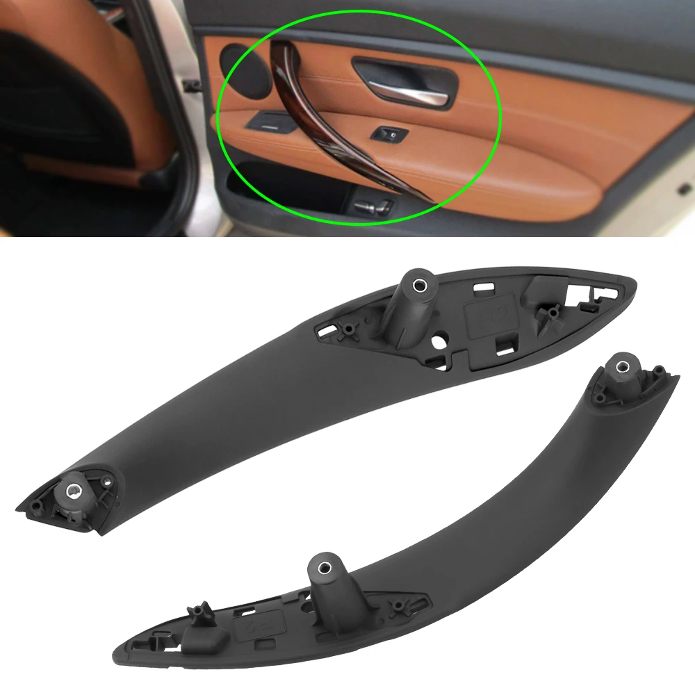 

Interior Door Handles Black Front Rear Left/Right Door Panel Pull Trim Cover For BMW F30 F80 F31 F32 F34 F35 Car Inner Handle