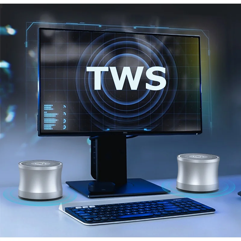

EWA A109 TWS Bluetooth Speakers 5W Drivers Enhanced Bass High Definition Sound Portable Can Call True Wireless Stereo Speaker