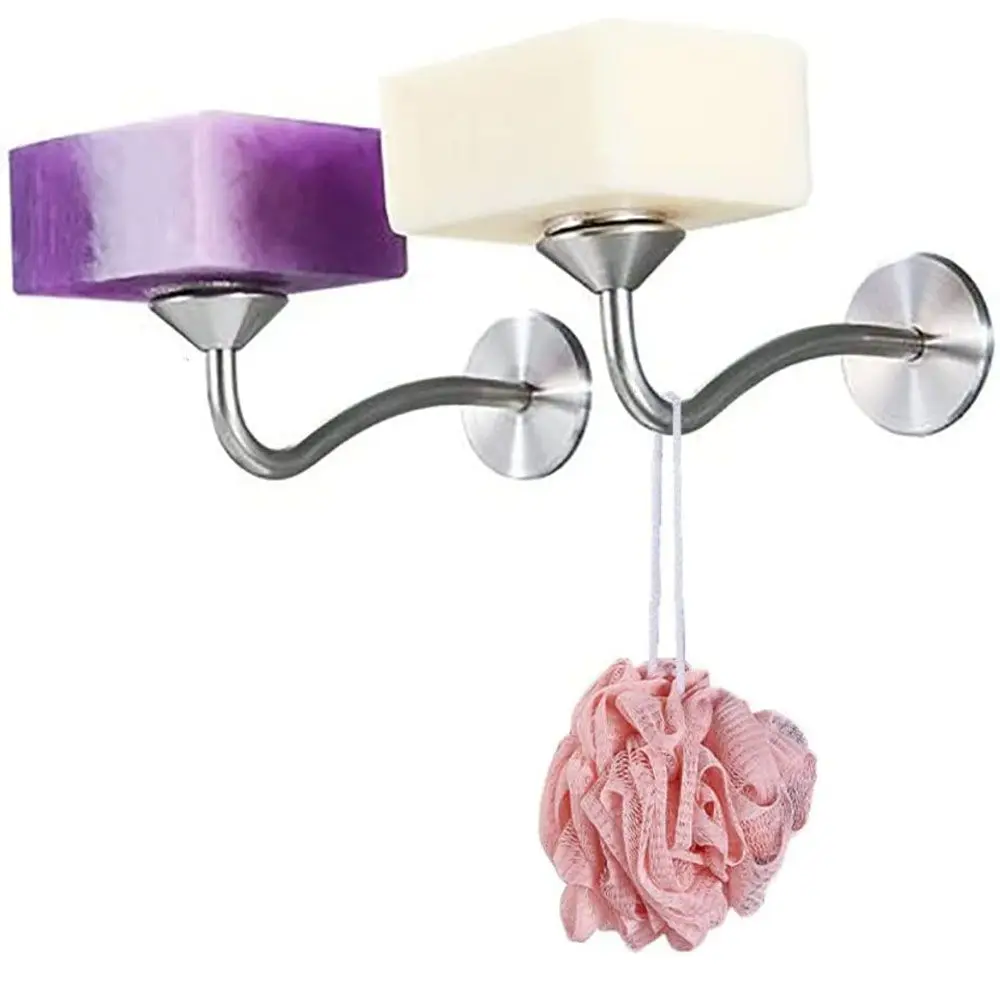 Полки для ванной сушилка мыла из нержавеющей стали магнитный держатель