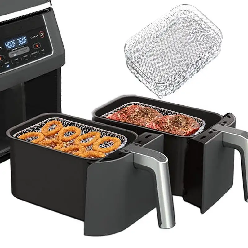 

For Dehydrator Stand Grill Stand Air Fryer With Five Stackable Layers Food Grade For Dehydrator Rack Stainless Steel Stand