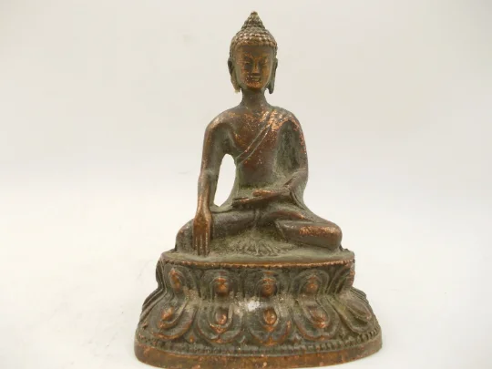 

182g Tibet Nepal Bronze buddha Ornament meditation yoga