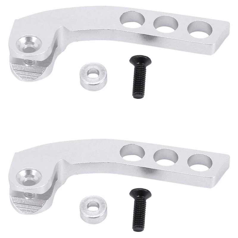 

2X Metal 4-Hole Transmitter Neck Strap Balancer Adjuster For Futaba Radiolink Frsky X9D ,Silver Vertical