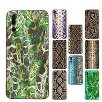 leather snake skin pattern animal print phone case soft silicone case for huawei p 30lite p30 20pro p40lite p30 capa