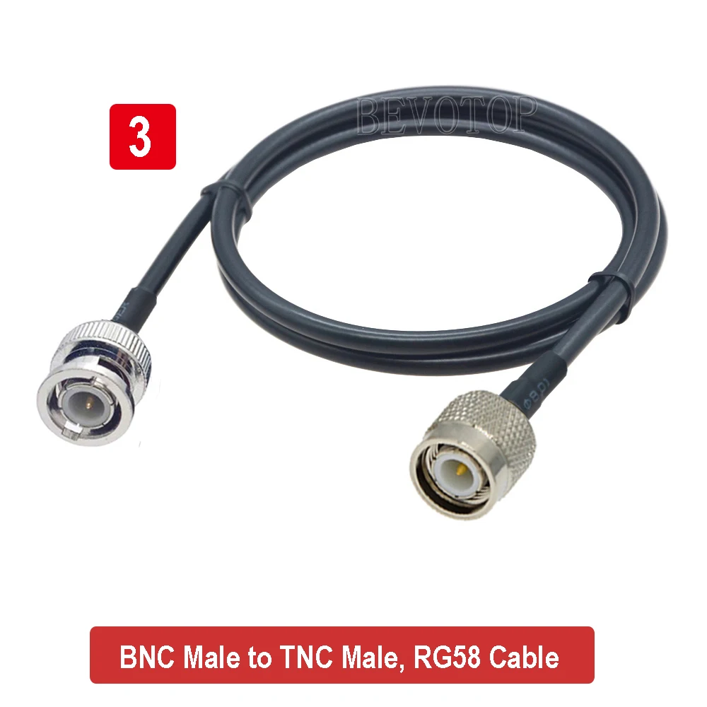 Кабель BNC (мама и папа)-TNC (папа) 50 ом 1 шт.