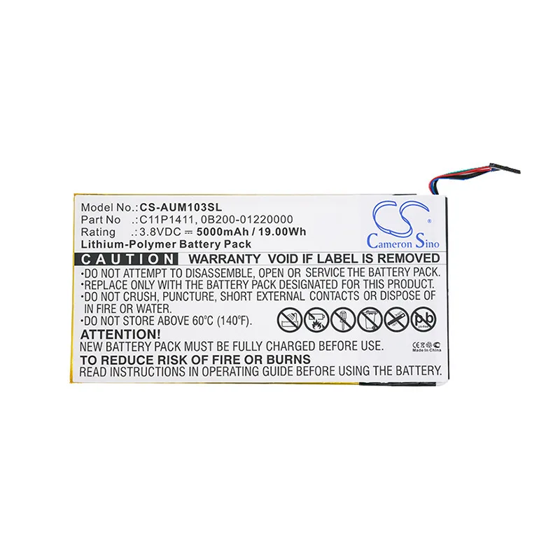 

Applicable AS US / ASUSK01E ME0310K 1B 6A C11P1411 Tablet Battery