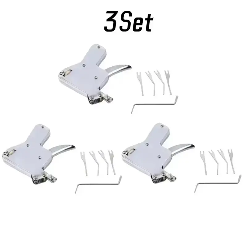Фото Набор инструментов для вскрытия замков A74E-Lock Pick Bumps, из нержавеющей стали, для ремонта дверей, мощный стальной набор для отмычки замков №3