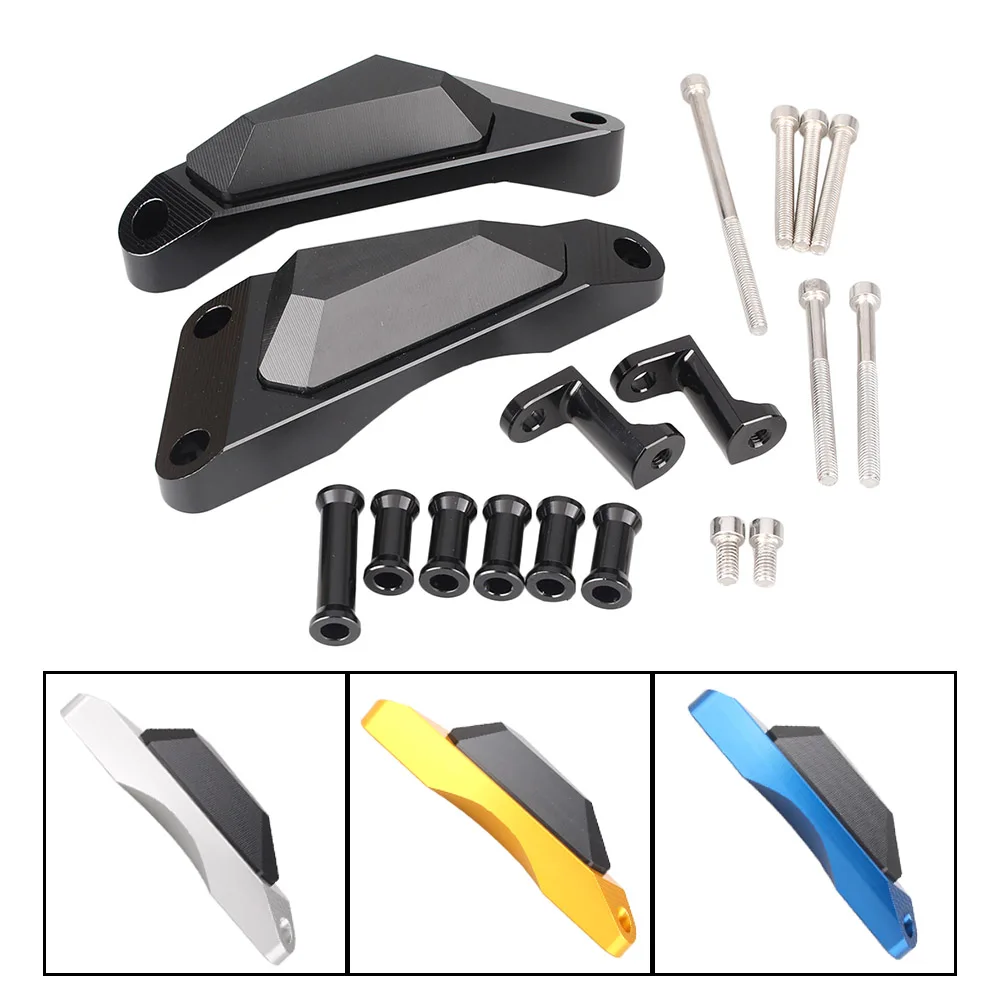 Мотоциклетные ползунки с ЧПУ для защиты двигателя Yamaha MT-09 2014 2015 2016 2017 алюминиевый