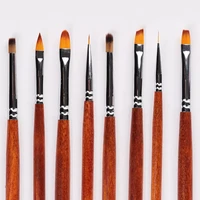 liner nail art acrylic liquid powder carving uv gel extension extension painting brush lines liner drawing pen manicuring tools