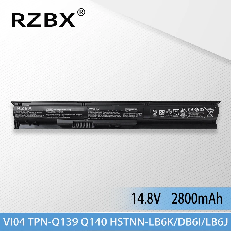 

Аккумулятор для ноутбука RZBX VI04 VI04XL для HP