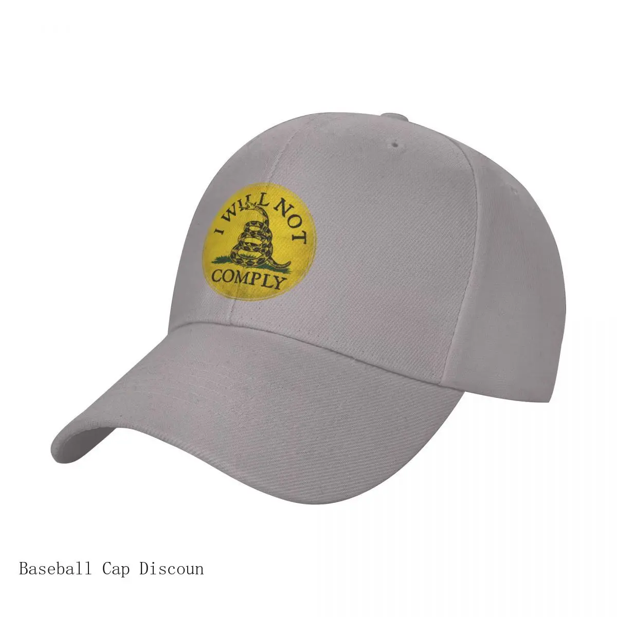 

Hot I Will Not Comply With Don't Tread on Me Rattlesnake Cap Baseball Cap Hiking hat vintage hat for man Women's