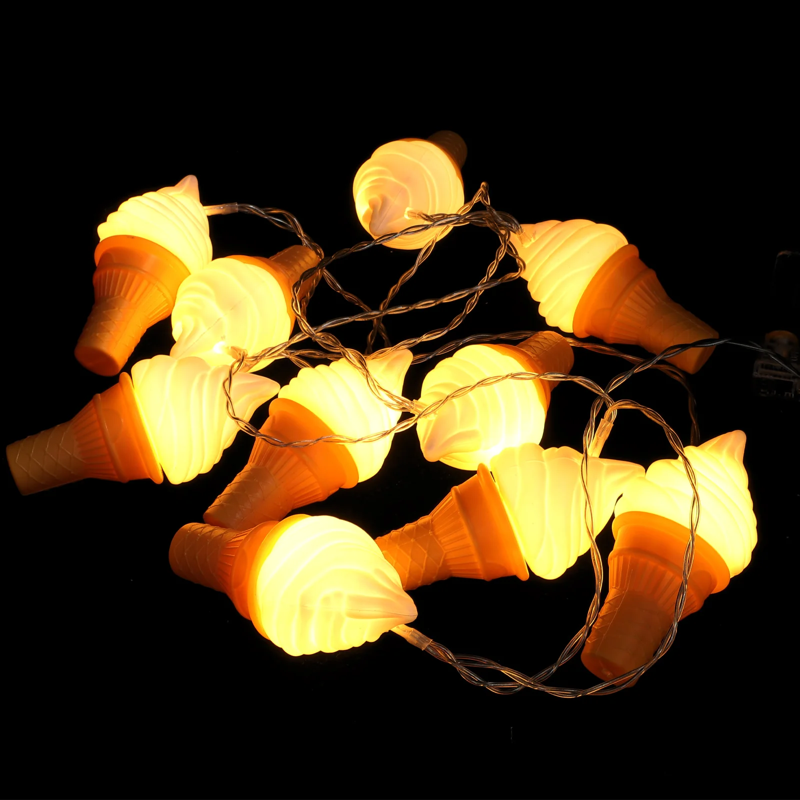 

LED Waterproof Ball Lights Ice Cream String Outdoor Fairy Holiday Decorative Lamp