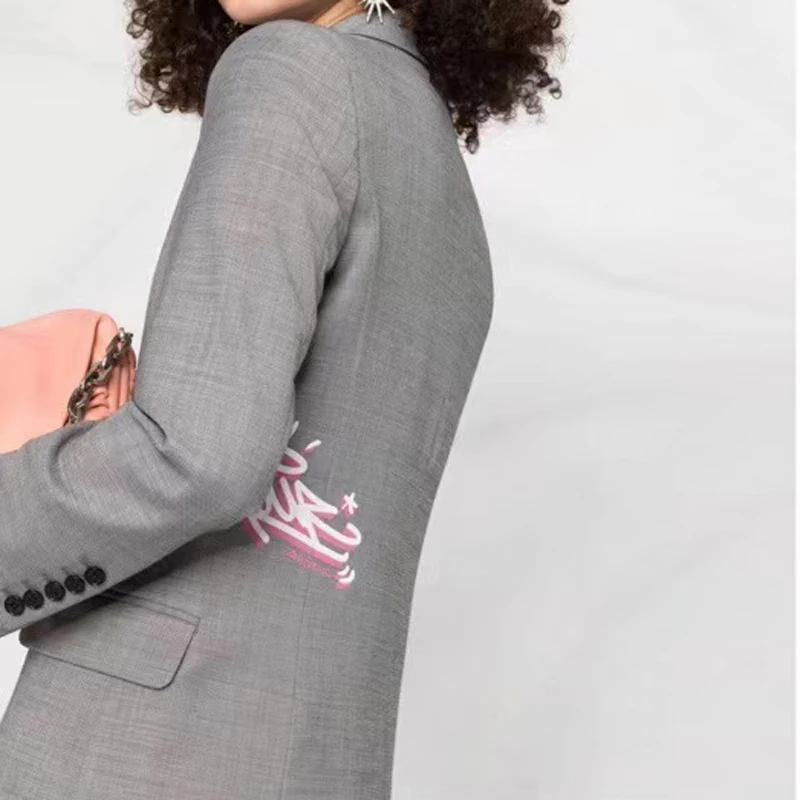 

Ladies suit jacket high quality long sleeve casual wild fashion women Blazer
