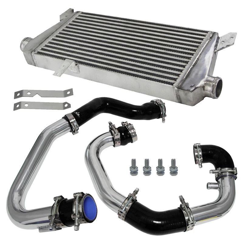 New Front Mount Intercooler Kit for Audi A4 1.8T Turbo B6 Quattro 2002-2006 Blue / Black Red | Engine