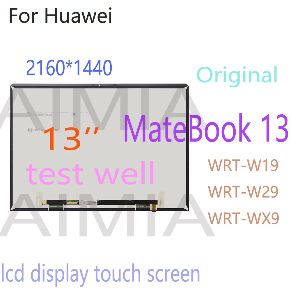 Оригинальный сенсорный экран 2160*1440 для Huawei MateBook 13 Φ WRT-W19 lcd сборка IPS дисплей |