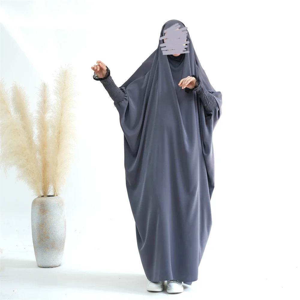 Платья с полным покрытием Скромный длинный Химар Абая Мусульманское женское