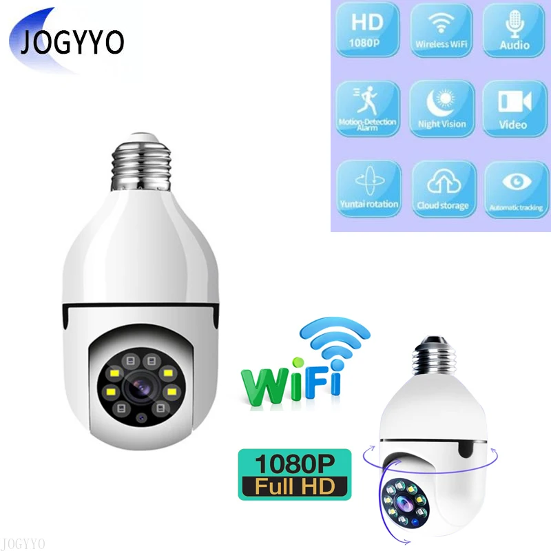 

Беспроводная IP-камера видеонаблюдения, 1080P HD, Wi-Fi, с функцией отслеживания и вращения на 360 °