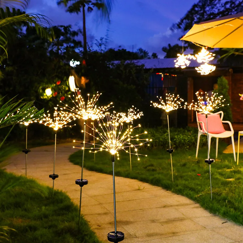 

Solar Outdoor Light 90/120/150 LED Solar Fireworks Lights Garden Decoration Outdoor Solar Lamp Outdoor New Year Christmas Decor