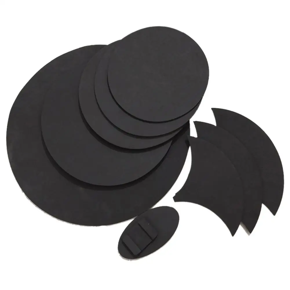 

Drum Mute Pad Shock Absorption Jazz Drum Cymbal Silencer Pad Rubber Drumming Practice Drum Mats Set